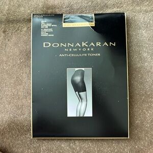 Donna Karan DKNY Body Toner Anti Cellulite Onyx Tall Pantyhose Tights